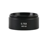 WD30 WD165 WD120 0.3X 0.5X 0.75X 0.75X 1X 1.5X 2X Trinocular Microscope Stereo Microscope Auxiliary Objective Lens Barlow Lens (Color: 0.75x)
