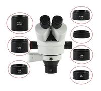 WD30 WD165 WD120 0.3X 0.5X 0.7X 0.75X 1X 1.5X 2X Tricocular Microscope Body Microscope Auxiliary Objective Lens Barlow Lens (Color : 2x)