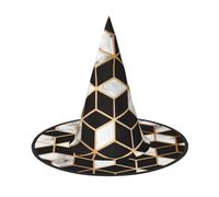 wdarff 3d Marble Pattern Print Carnival Party Cosplay Hat Costume Lightweight Festive Headwear Home Events Supplies