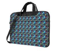wdarff Abstract Science Chemistry Print Stylish Lightweight Laptop Bag Portable Single-Shoulder Notebook Case Briefcase Tote