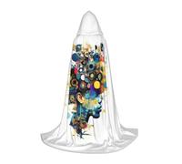 wdarff Artificial Intelligence Brain Print Carnivals Hooded Cloak Unisex Cosplay Costume Fashion Celebrations Outdoor Events