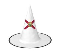 wdarff Florida State Flag Print Carnival Party Cosplay Hat Costume Lightweight Festive Headwear Home Events Supplies