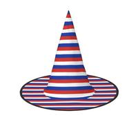 wdarff Russian Flag Print Carnival Party Cosplay Hat Costume Lightweight Festive Headwear Home Events Supplies