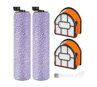 WDB1F2 Replacement Brushroll & Filter Bundle .Compatible For Shark Hydrovac WD101 WD201 WD100 WD200 AW201. Vacuum Cleaner Accessories