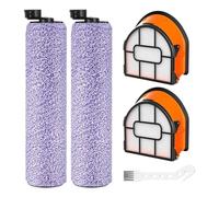 WDB1F2 Replacement Brushroll & Filter Bundle Compatible With Shark Hydrovac WD101 WD201 WD100 WD200 AW201 Vacuum Cleaner Accessories