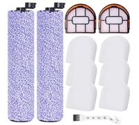 WDB1F2 Roller Brush Filter Accessories Kit for Shark WD101 HydroVac XL 3-in-1 Vacuum, for Shark AW201 WD201 WD100 WD200 HydroVac Vacuum Cleaner Replacement Parts WDFF1 WDB1 (11 Pack)