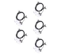 Wdbild 1/3/5pcs Replacement Earbud Headsets With Mic For BF-888S Talkies Headsets Two Way Radio Earpiece Headphone