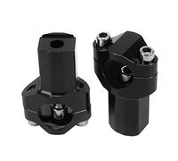 Wdbild 1 Pair Motorcycle Handlebar Risers 1 1/8 Inch 28mm Handle Mount Clamp Fit For Most Motorcycles Dirt Bike Motorcycle Handlebar Risers