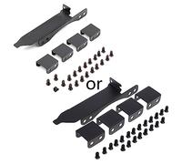 Wdbild 1 Set 3 Fan Mount Rack PCI Slot Bracket For Video Card 9cm/12cm 3 Fans Mount Rack PCI Connectors