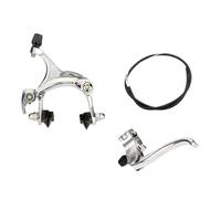 Wdbild 1 Set Bicycles Brakes Front/Rear Alloys Road Bicycles C Brake Caliper Cycling Front Rear Fix Brake Clamp Riding Part Set Caliper