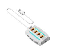 Wdbild 10 Port Expansion Dock USB Extension For Keyboard Laptop 120cm Cord USB 2.0 Hubs Data Transfer Expander USB Dock Station