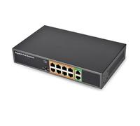Wdbild 10 Port Gigabit Ethernet Switcher Featuring 8 Power Ethernet 1000M Port And 2 Uplinking Port For Fast Speed Networking PoE Networking Switcher
