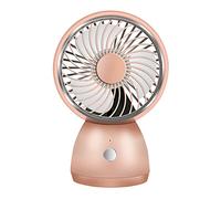 Wdbild 1200Mah Portable Fan Cooling USB Desktop Air Cooler 3 Speed Adjustable Angle For Office Household Portable Fan Rechargeable For Travel