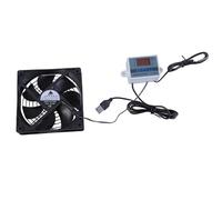 Wdbild 120mm 5V 1A USB Cooling Fan Systems With Temperature Control For Home Theater Cabinets And More