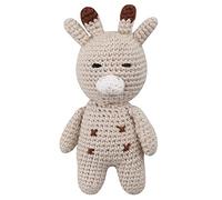 Wdbild 13cm Crochet Deer Cuddle For Doll Stuffed Toy Soft PP Cotton Filled Loneliness Comfort Baby Room Decor Car For Key