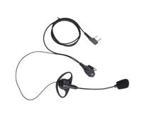 Wdbild 2 Pin Advanced D Shape Clip-Ear PTT Headset Earpiece Mic For TH-D7 TH-D7A TH-D7AG TH-D7E TH-F6 TH-F6A TH-F7