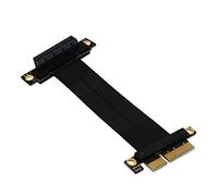 Wdbild 20cm High Speed PC PCI For Express 4X Connector Cable Card PCI-E 4X Flexible Cable Extension Adapter 270° Extension Port Adapter