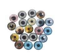 Wdbild 20Pcs Glass For Doll Eyes Animal Eyeballs For Dinosaur Eye Accessorie Eyes