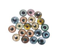 Wdbild 20Pcs Glass For Doll Eyes Animal Eyeballs For Dinosaur Eye Accessorie Eyes
