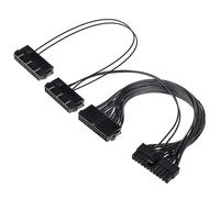 Wdbild 24Pin 1 To 3 Port Power Supply Starter Cord Motherboards Adapters Cable Power Synchronous Starter Wire For Miners Hardware Upgraded Professionals
