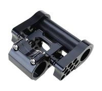 Wdbild 25.4MM Hollows Bicycles Handlebar Stem Folding Bike Porous Stem Adjustable Double Risers Easy To Installation Aluminum Alloy Adjustable Bicycles Double