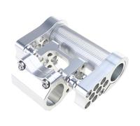 Wdbild 25.4MM Hollows Bicycles Handlebar Stem Folding Bike Porous Stem Adjustable Double Risers Easy To Installation Aluminum Alloy Adjustable Bicycles Double