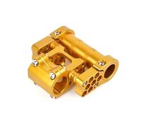 Wdbild 25.4MM Hollows Bicycles Handlebar Stem Folding Bike Porous Stem Adjustable Double Risers Easy To Installation Aluminum Alloy Adjustable Bicycles Double
