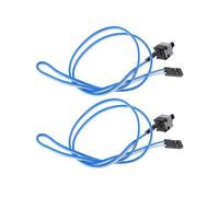 Wdbild 2PCS/Set Desktop PC Motherboard Line Chassis Boot Cable Computer Power Jumper Lines 50cm/19.7in Pc Motherboard Cable Set Blue Pc Chassis Reset