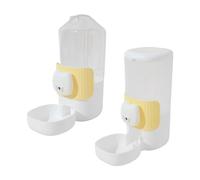 Wdbild 2Pieces Hanging Automatic Pet Food Feeder Water Bowl With Cats Theme Design Easy Maintenances For Small Breeds Kittens Automatic Feeder For Busy Owner