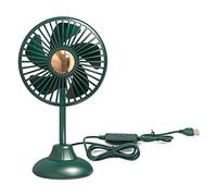 Wdbild 3-Speed Vehicle Cooling Fan Small 4.5in Table Hose Small USB Charging Camping For Front Seat Back F Cooling Fans Rooms Bedroom