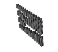 Wdbild 34PCS Multipurpose Acrylic Combs Set For Neat Power Cable Routing 24Pin Motherboards 8Pin GPU Card Wire Organizing Water Cooling Cable Management