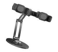 Wdbild 360 Rotating Foldable Aluminum Alloy Phone Stand With Adjustable Height For Mobile Devices Desktop Gaming Streaming Adjustable Phone Stand For Desk