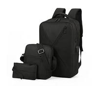 Wdbild 3pcs Laptop Backpack For Men School Bag Set With Shoulder Bag Pencil Case For Teen Boy School