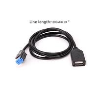Wdbild 4-pin Car USB Cable Adapter Extension Cord For Teana Qashqai CD O Rad Car Usb Replacement