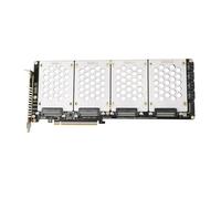 Wdbild 4 Port SFF8639 NVMe To PCIe X16 Adapter Gold Plated Contacts For Fast Computer And Server Adapter PCIE Adapter Card
