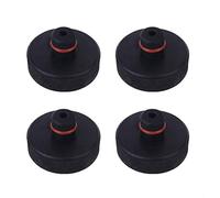 Wdbild 4Pcs Floor Slotted Car Rubber Pad Frame Protector Adapter Jacking Tool Pinch Protects Chassis From Damage