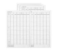 Wdbild 5/10pcs Golfs Competition Scorecards Score Sheet Sports Score Cards Record Scores Keeper Golfs Accessories Enduring Record Scores Keeper Accessories