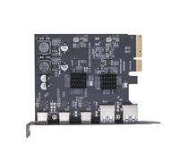Wdbild 5 Port PCIEx4 To USB3.0 Adapter Card For Desktop Computers Fast Transfer PCIE USB Expansion Card Desktop Computer Accessory