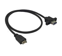 Wdbild 50cm 20Pin TypeE To USB 3.2 10Gbps Adapter Cable For Fast Speed Data Exchange Fast Speed USB Connectors