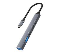 Wdbild 5Gbps USB Hub Multiport TypeC Adapter PD100W TypeC Docking Station Fast Data Transfer Aluminum Alloy
