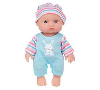 Wdbild 6.5in Life Like Reborns Baby Dolls For Kids Caucasian Dolls With Jumpsuit And Hat Comforting Toy For Girl Parenting Game Reborns Doll Toddler