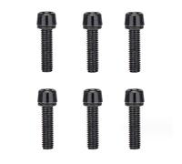 Wdbild 6 PCS Bike Stem Bolts Tapered Bolts Screw Bicycles Stem Top Cover Screw Bicycles Headset With Washers Top Cover