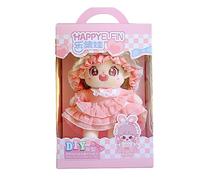 Wdbild 8’’ Simulation Reborns Toy Cotton Cloth Doll With Hair Idol Dolls For Children Fans Collectible Doll