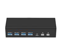 Wdbild 8K 60Hz KVM 2 In Out Switcher USB Selectors For PC Share Monitors Keyboard Port Selectors Switcher For Computer Printer Sharing KVM