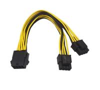 Wdbild 8Pin CPU Power Supply Extension Cord Cable Y Splitter Female 1 To 2 Male Connector For Motherboard Computer Power Supply Splitter