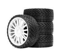 Wdbild A Set Of Wheel Tires Rubber Remote Control Car For Remote Control Parts For Crawlers Mud Terrain Tires Long Lasting Rubber Car Accessories