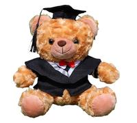 Wdbild Academic Celebration Bear Soft Stuffed Animals Customizable Graduation Bear Plush Various Education Levels Graduation Stuffed Animal