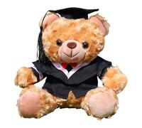 Wdbild Academic Celebration Bear Soft Stuffed Animals Customizable Graduation Bear Plush Various Education Levels Graduation Stuffed Animal
