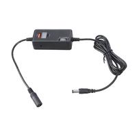 Wdbild Adjustable 12V Power Adapter 40W USB+20W Type C Port Voltages Meter Speed Regulator Wide Compatibility For Phones USB Type C Fast For Blower Fan