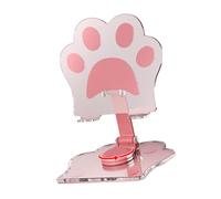 Wdbild Adjustable Acrylic Tablet Stand With 360 Degree Rotation & Foldable Designs Holder Tool For Home Office Desk Use Cats Shaped Adjustable Desk Stand For Enhances Viewing